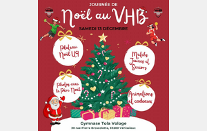 Noël du VHB le 13/12 dès 9h