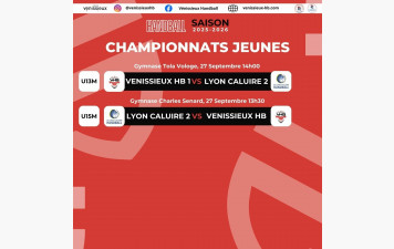 Matchs de nos jeunes du 27/09/2025