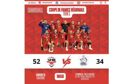 Coupe de France 2e Tour - Victoire du VHB