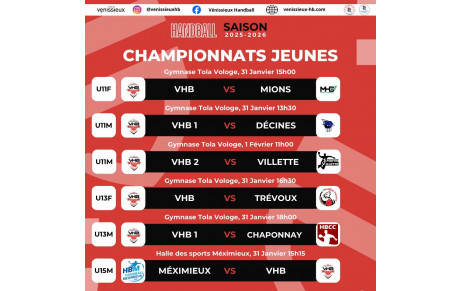 Programme du week-end du 31 janvier 2026
